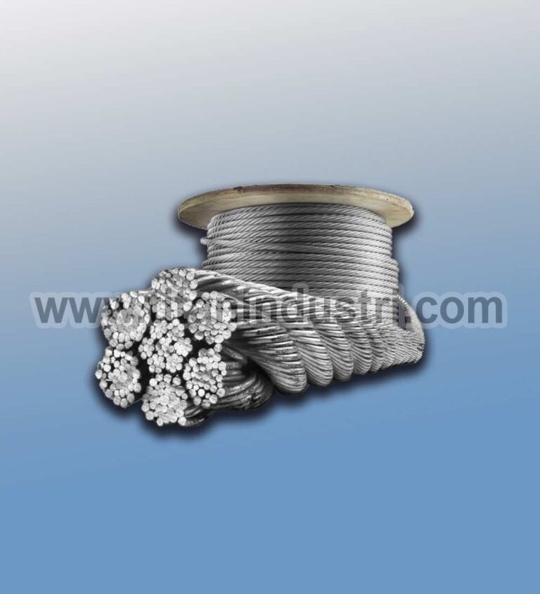 cable de acero – cable tipo boa 6×19 alma de acero