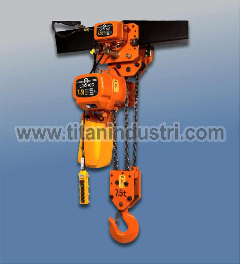 tecle electrico – tecle con trolley 7.5 ton